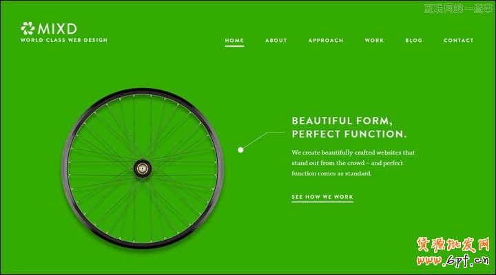 酷站欣賞：18例簡約的網頁設計案例賞析,互聯網的一些事