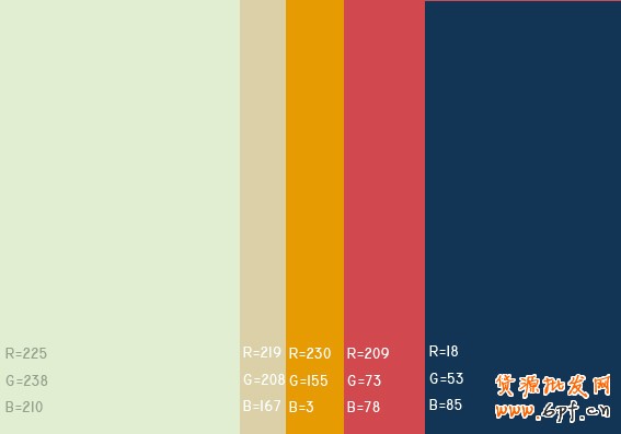 最舒服的顏色搭配值,很有用哦,特別是做設(shè)計(jì)的!!