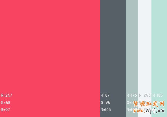 最舒服的顏色搭配值,很有用哦,特別是做設(shè)計(jì)的!!