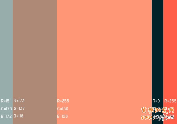 最舒服的顏色搭配值,很有用哦,特別是做設(shè)計(jì)的!!