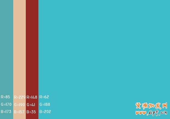 最舒服的顏色搭配值,很有用哦,特別是做設(shè)計(jì)的!!