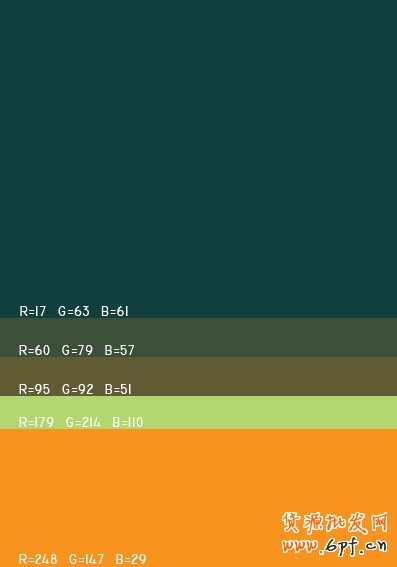 最舒服的顏色搭配值,很有用哦,特別是做設(shè)計(jì)的!!