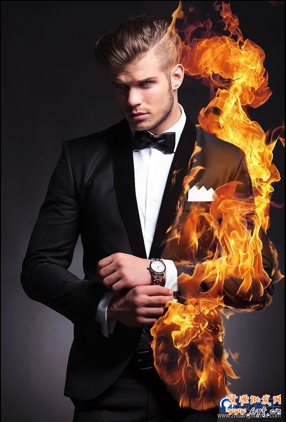 PS手把手教你繪制冰火兩重天的人物效果 PS手把手教你繪制冰火兩重天的人物效果