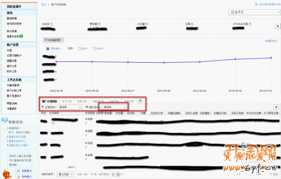 直通車站外推廣報表如何查看