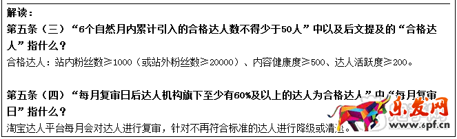 淘寶達人規(guī)則