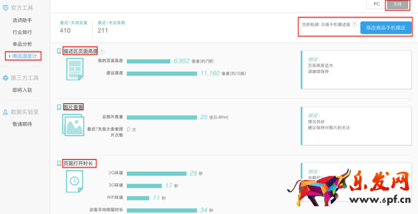 生意參謀商品溫度計怎么用