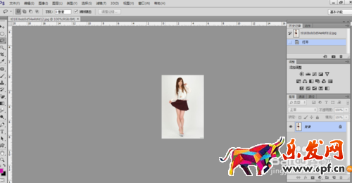 怎么快速修淘寶模特圖