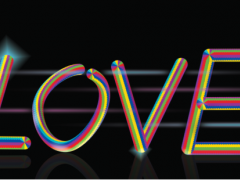 讓你快速掌握制作簡單又不做作的彩虹立體字 - 電商教育