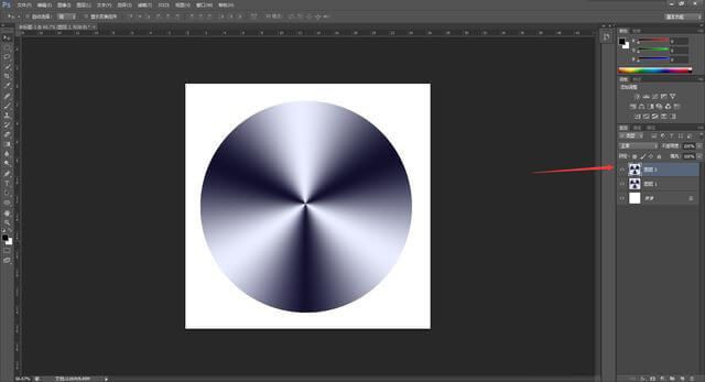PS教程:簡單設計一個金屬拉絲黑膠圓形唱片